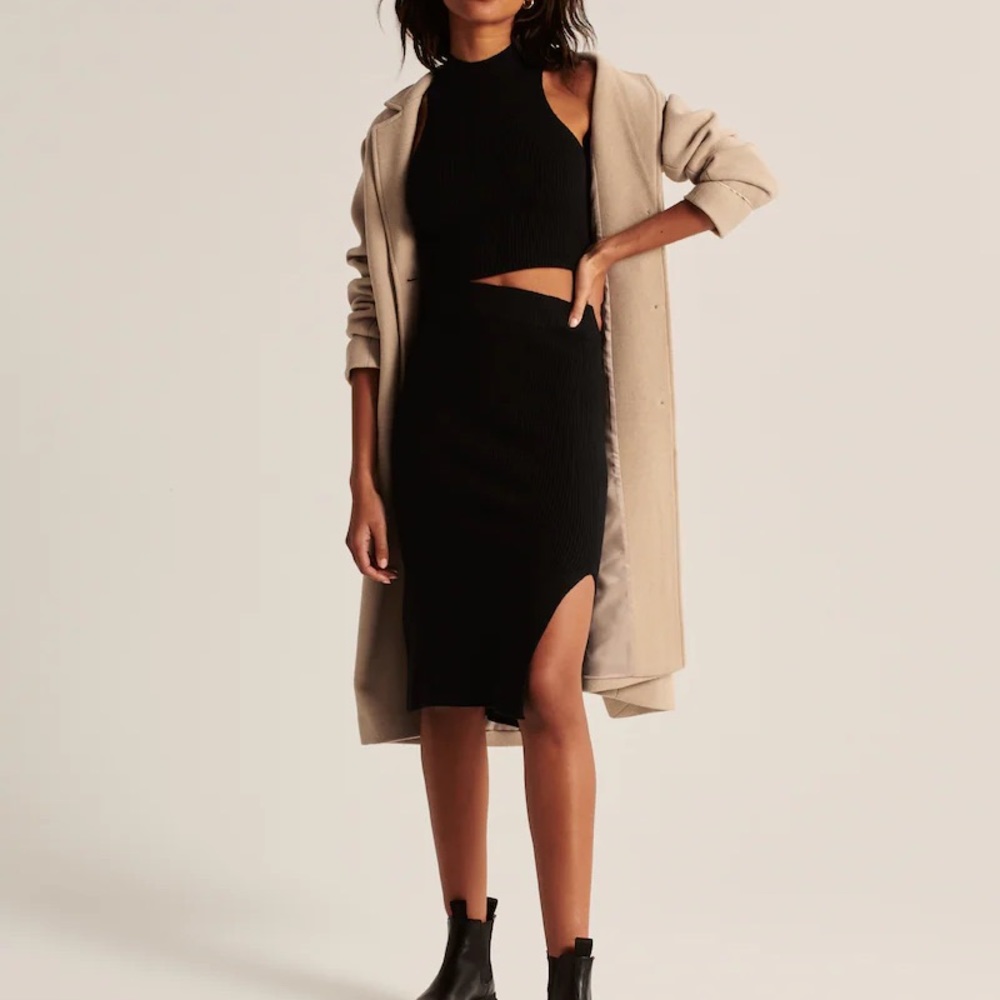 Abercrombie & Fitch Sweater Midi Skirt